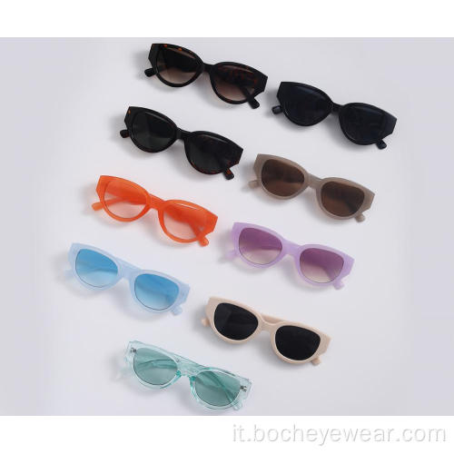 Occhiali da sole ispirati al nuovo arrivo UV400 Occhiali da sole unici per donna 2021 Montature oversize Occhiali da sole di marca di lusso irregolari